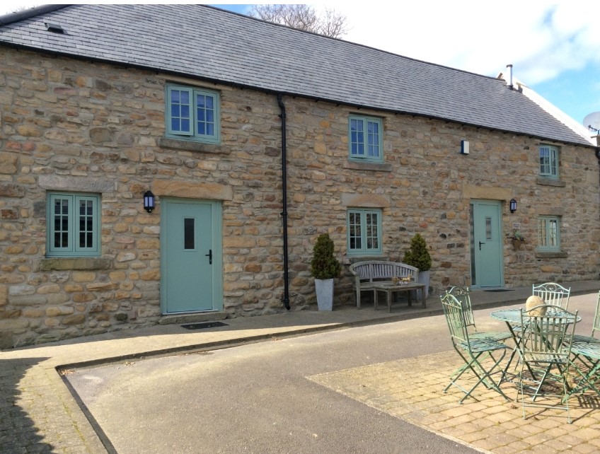 Flush Sash Chartwell Green UPVC windows